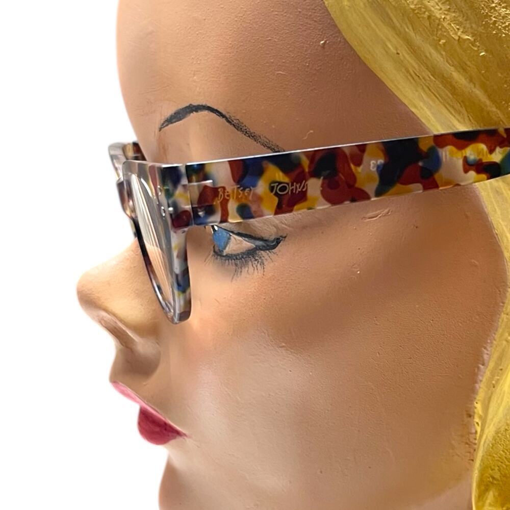 Betsey Johnson +2.00 Reading Glasses Readers 3 Pack Set Pink Green Multicolor - Picture 8 of 9